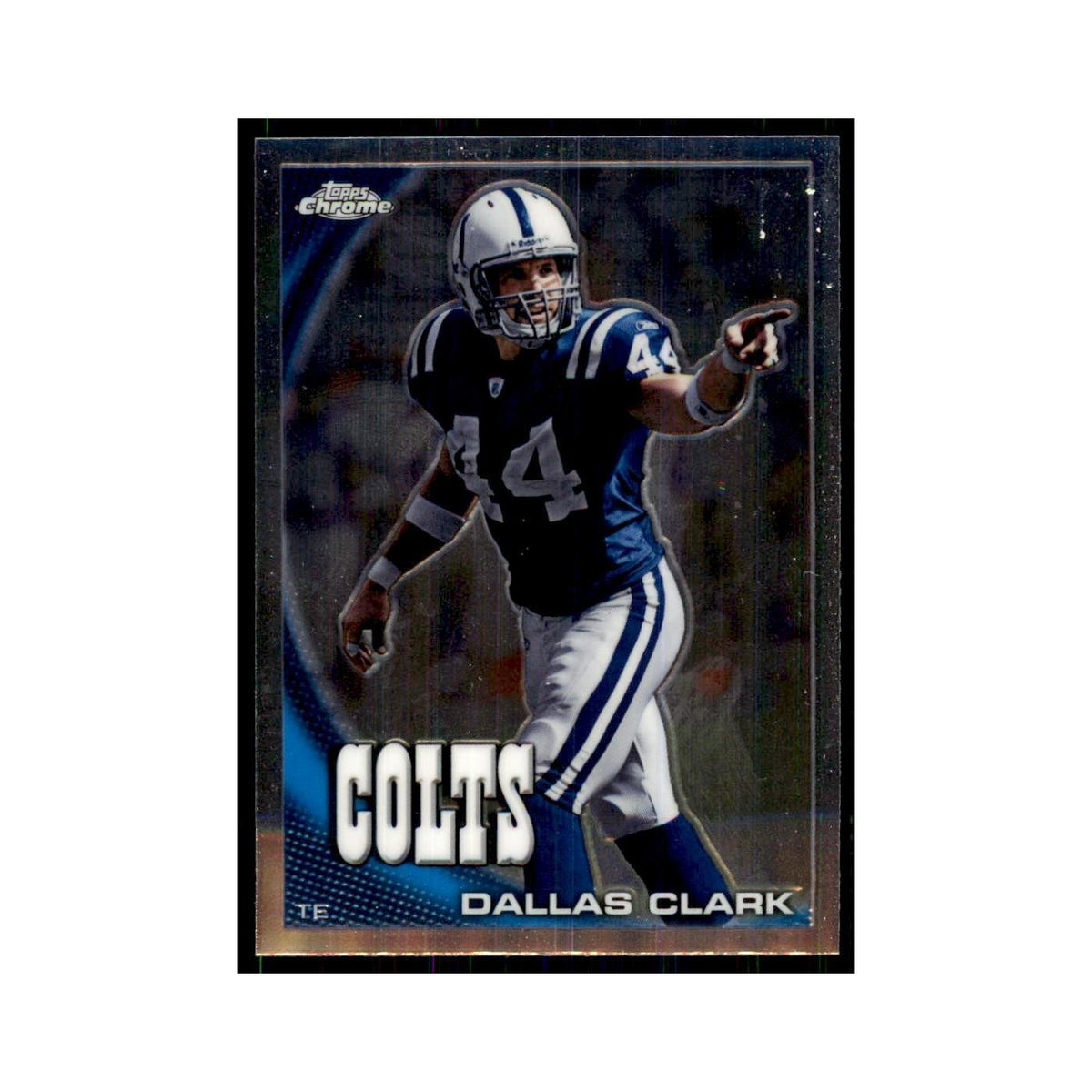 2010 Topps Chrome Dallas Clark Football Cards #C126