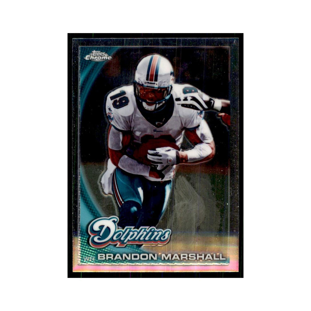 2010 Topps Chrome Brandon Marshall Football Cards #C5