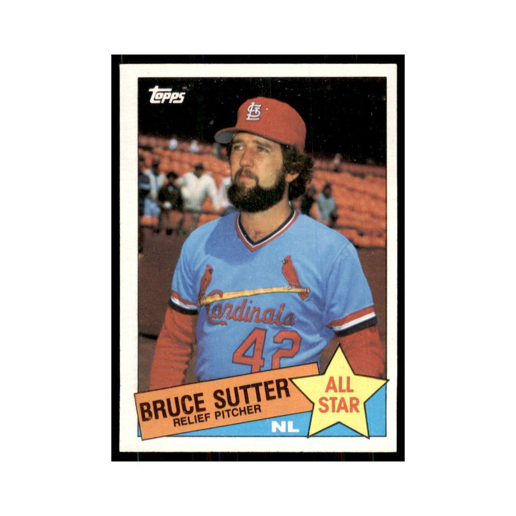 1985 Topps Bruce Sutter Baseball Cards #722