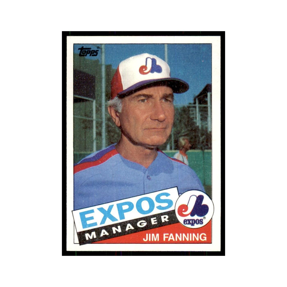 1985 Topps Jim Fanning Baseball Cards #759