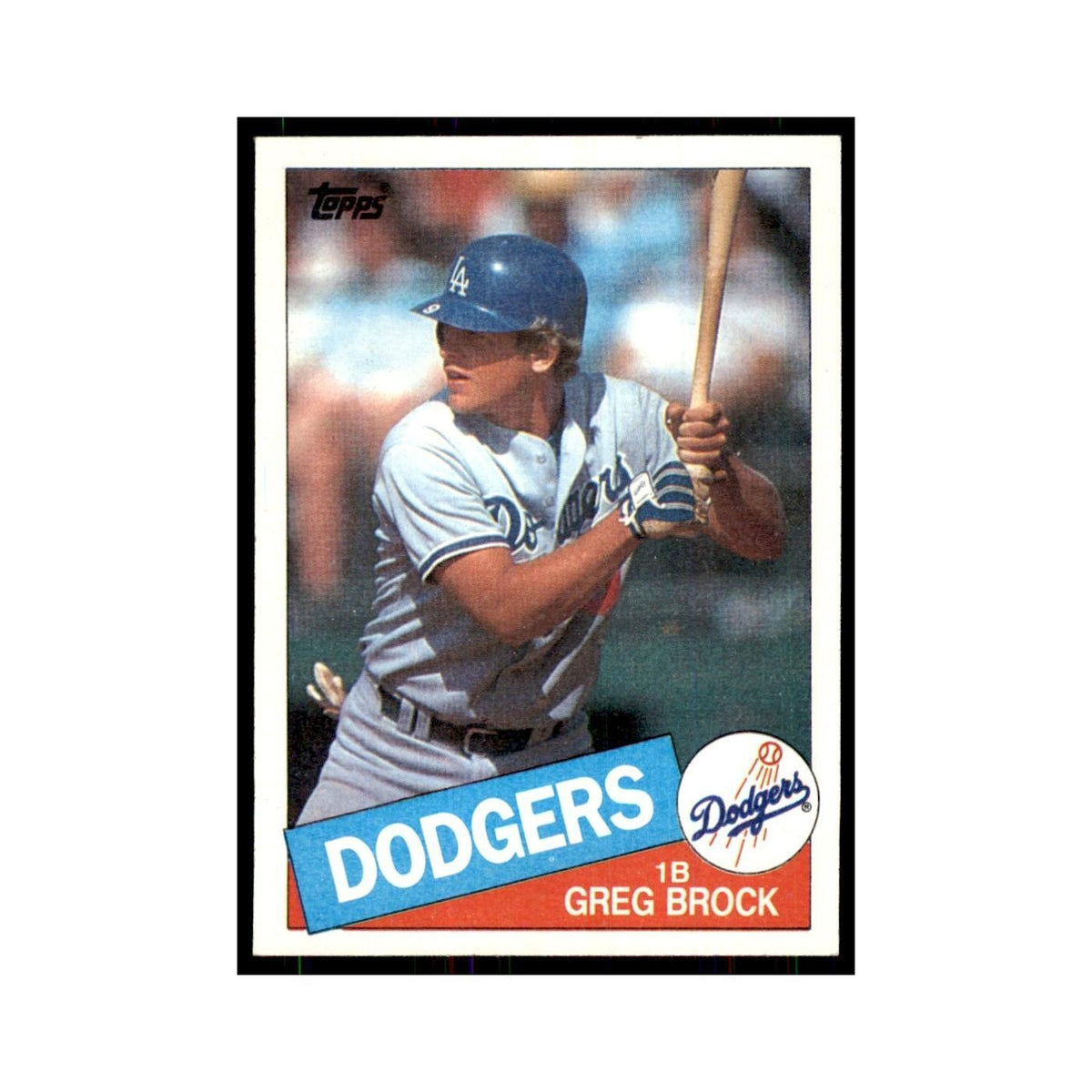 1985 Topps Greg Brock Baseball Cards #753