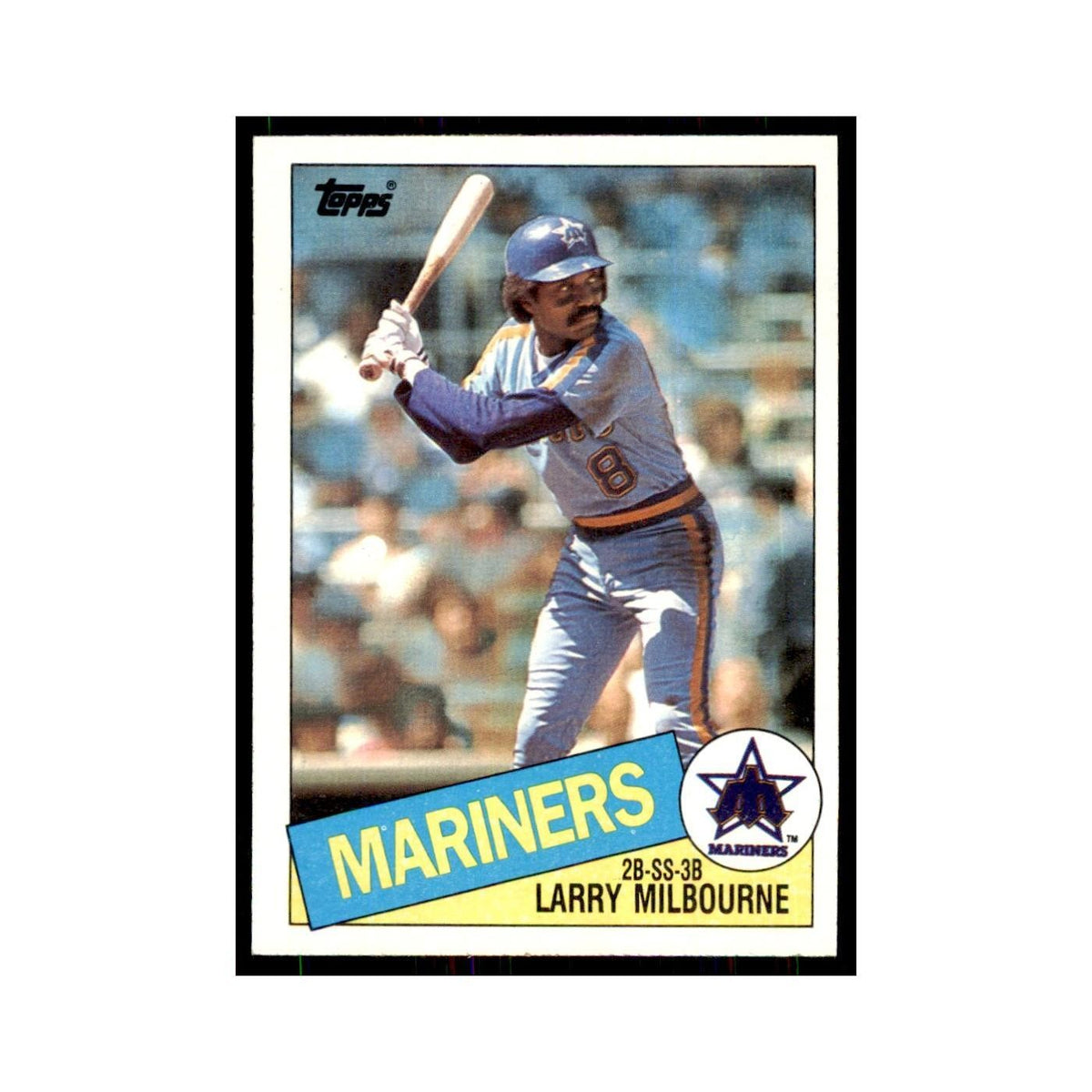 1985 Topps Larry Milbourne Baseball Cards #754