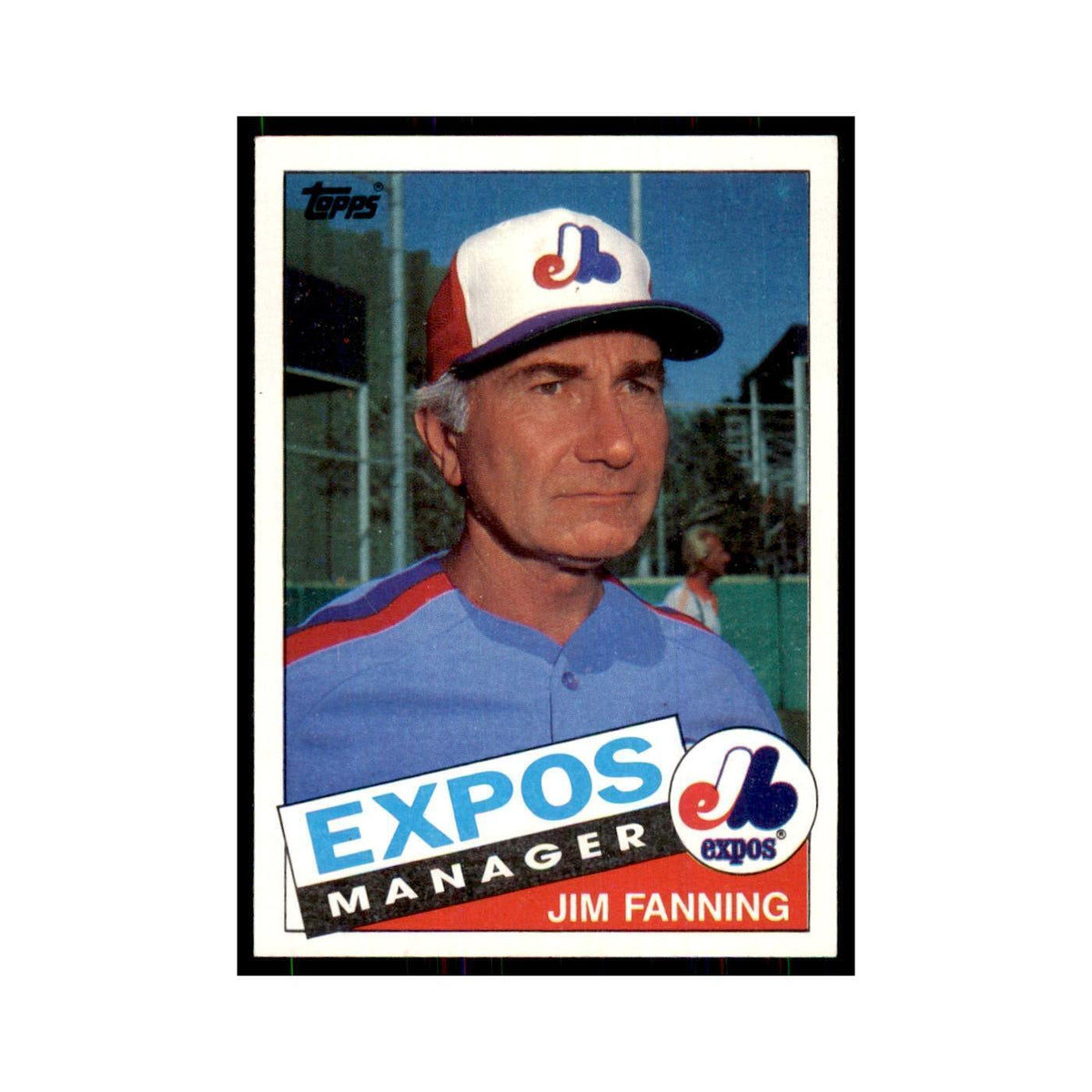 1985 Topps Jim Fanning Baseball Cards #759