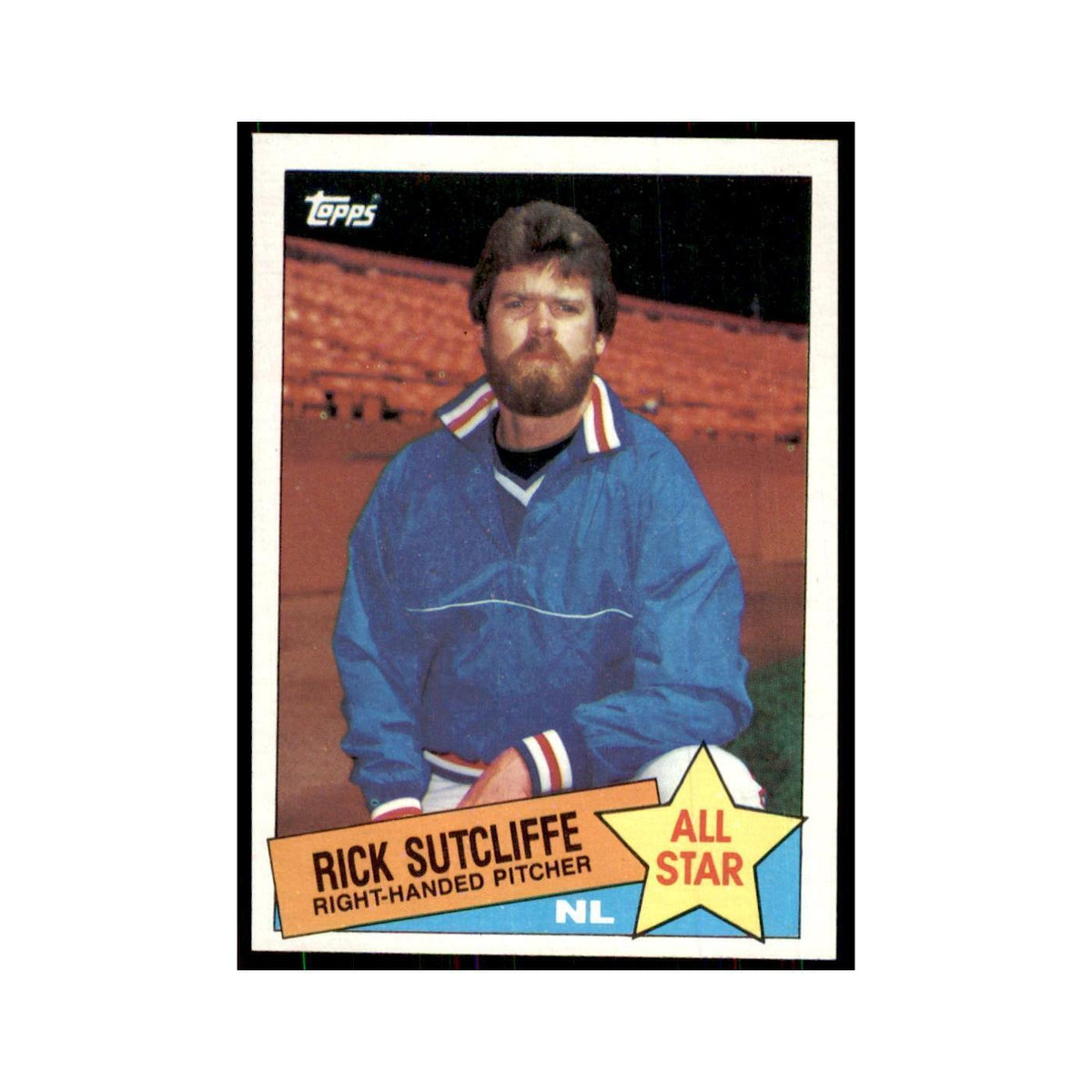 1985 Topps Rick Sutcliffe Baseball Cards #720