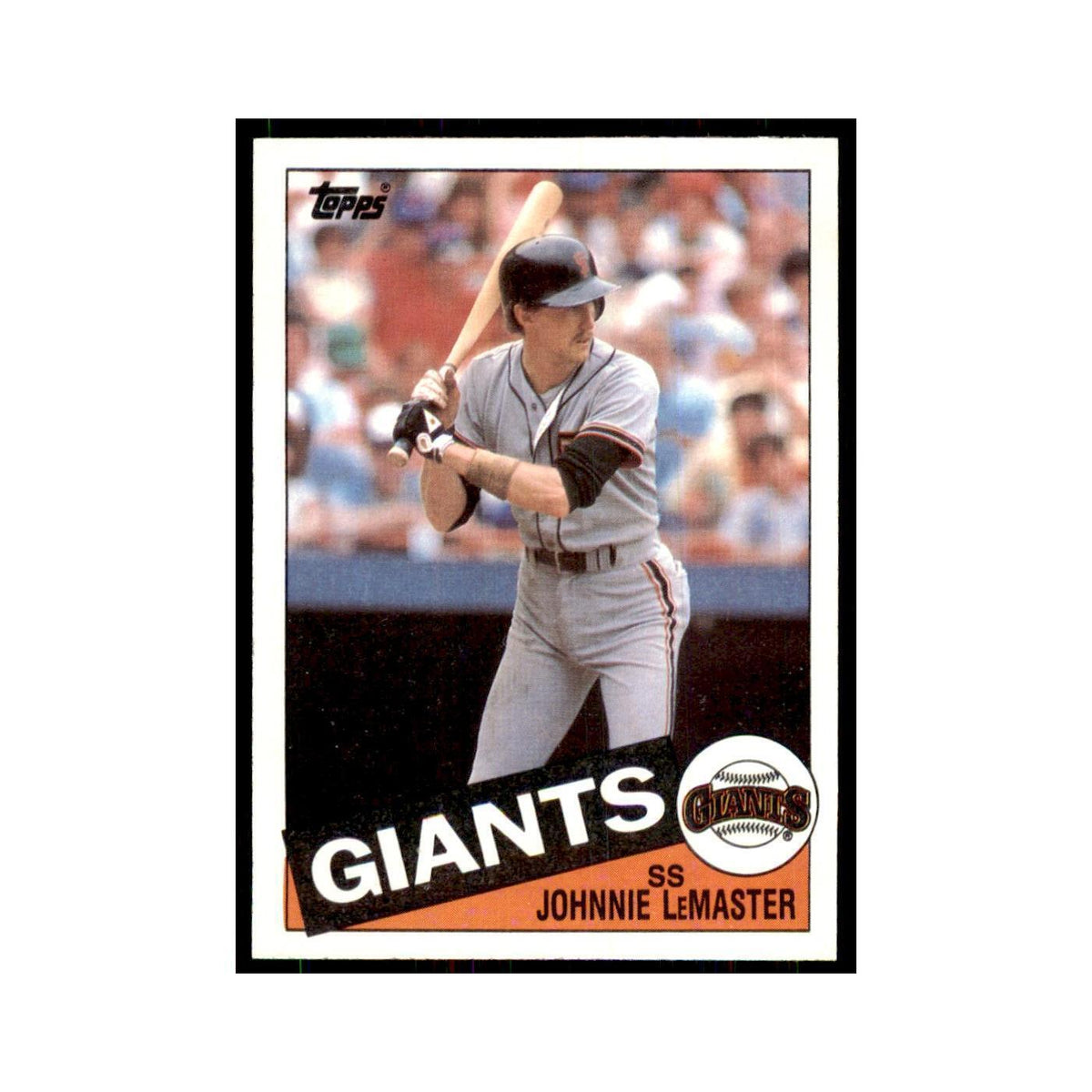 1985 Topps Johnnie LeMaster Baseball Cards #772
