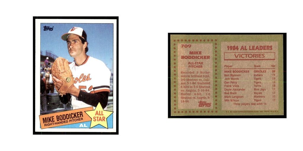 1985 Topps George Frazier Baseball Cards #709