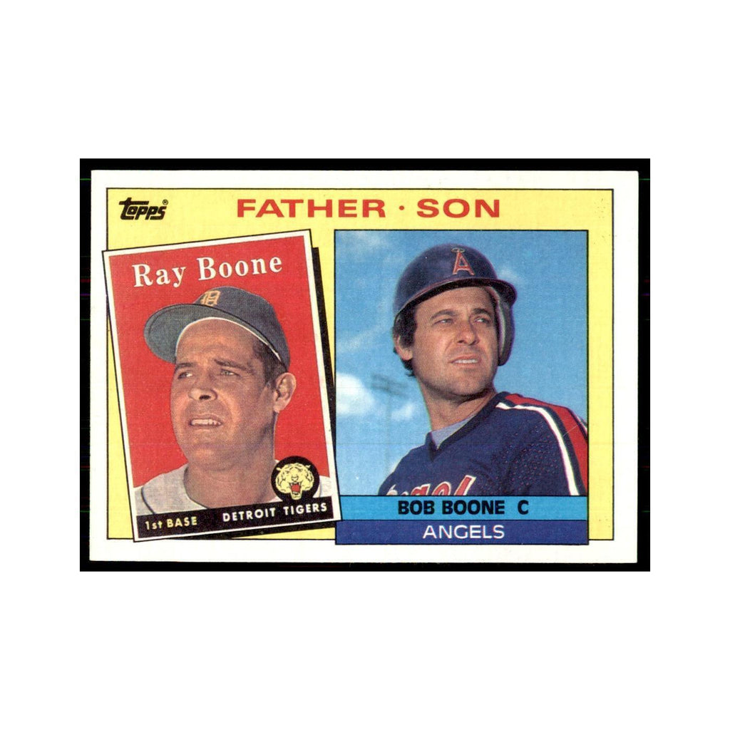 1985 Topps Bob Boone/Ray Boone Baseball Cards #133