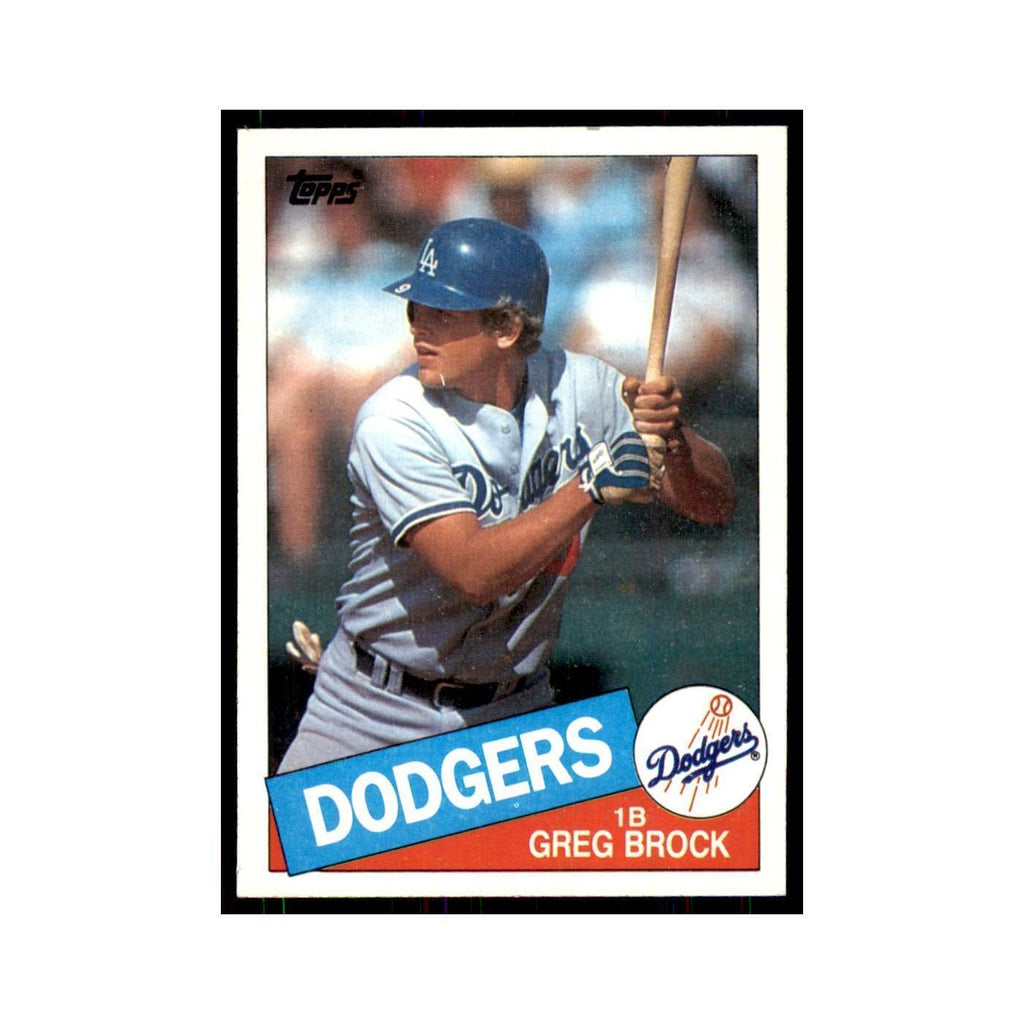 1985 Topps Greg Brock Baseball Cards #753