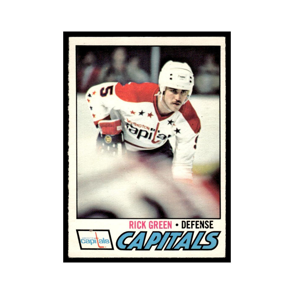 Rick Green Rookie 1977 O-Pee-Chee (Damaged) #245 Washington Capitals Poor