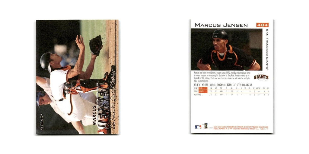 Marcus Jensen 1997 Fleer #484 San Francisco Giants Baseball Card NM