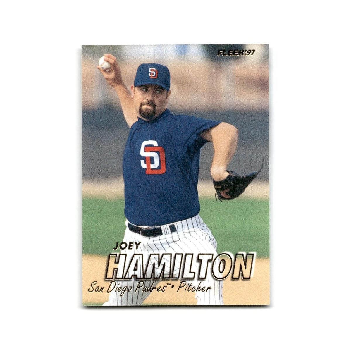 Joey Hamilton 1997 Fleer #463 San Diego Padres Baseball Card NM