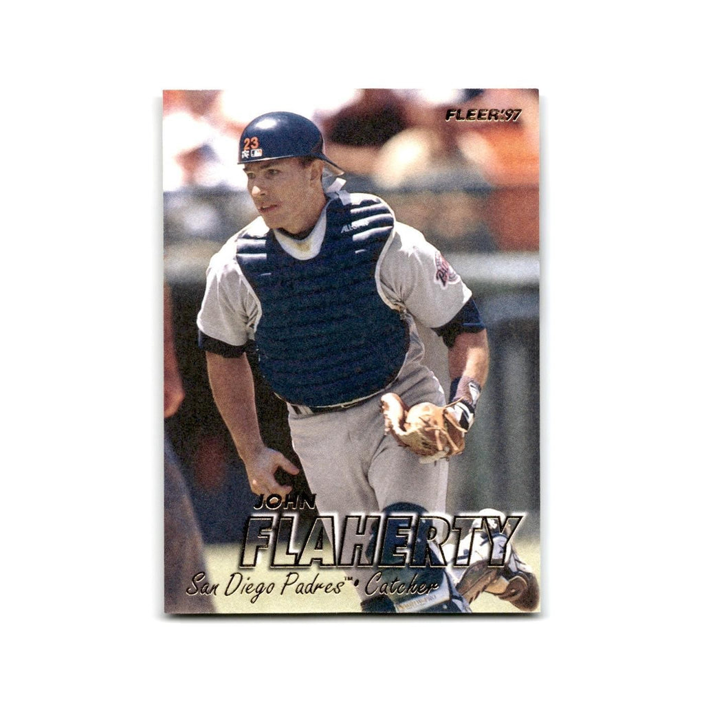 John Flaherty 1997 Fleer #460 San Diego Padres Baseball Card NM
