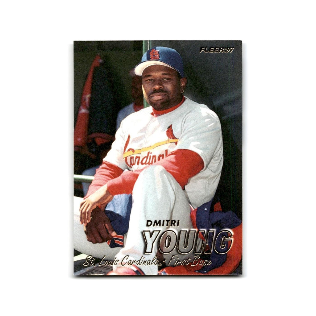 Dmitri Young 1997 Fleer #455 St. Louis Cardinals Baseball Card NM