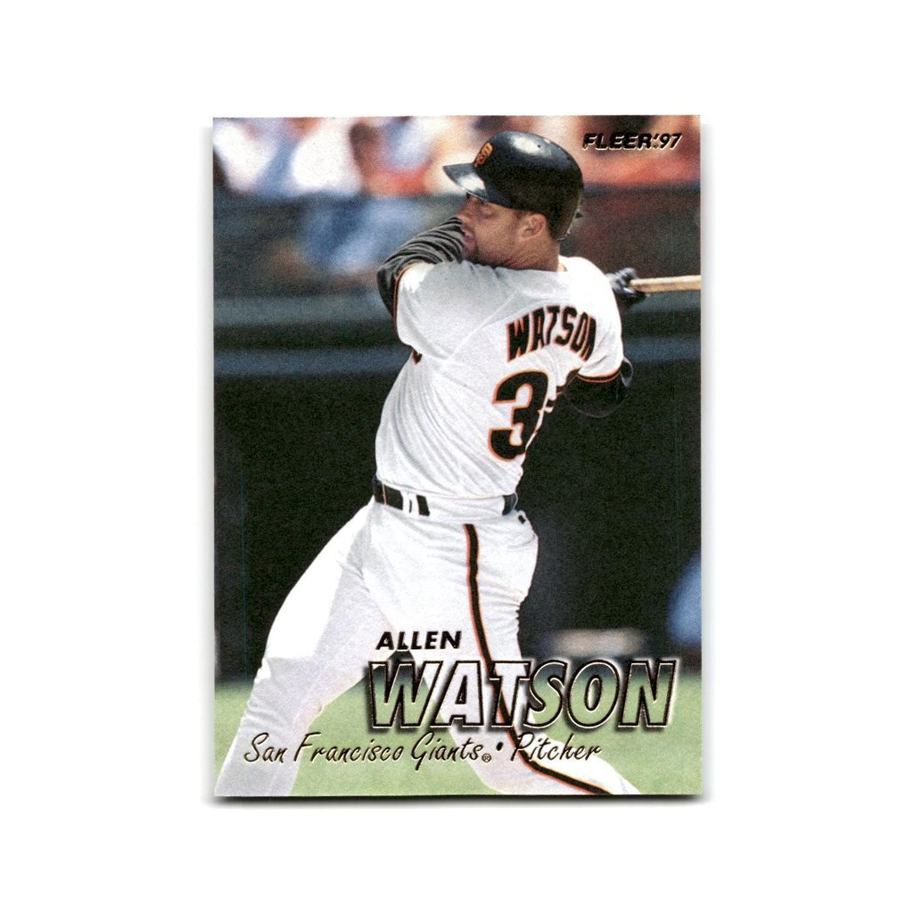 Allen Watson 1997 Fleer #487 San Francisco Giants Baseball Card NM