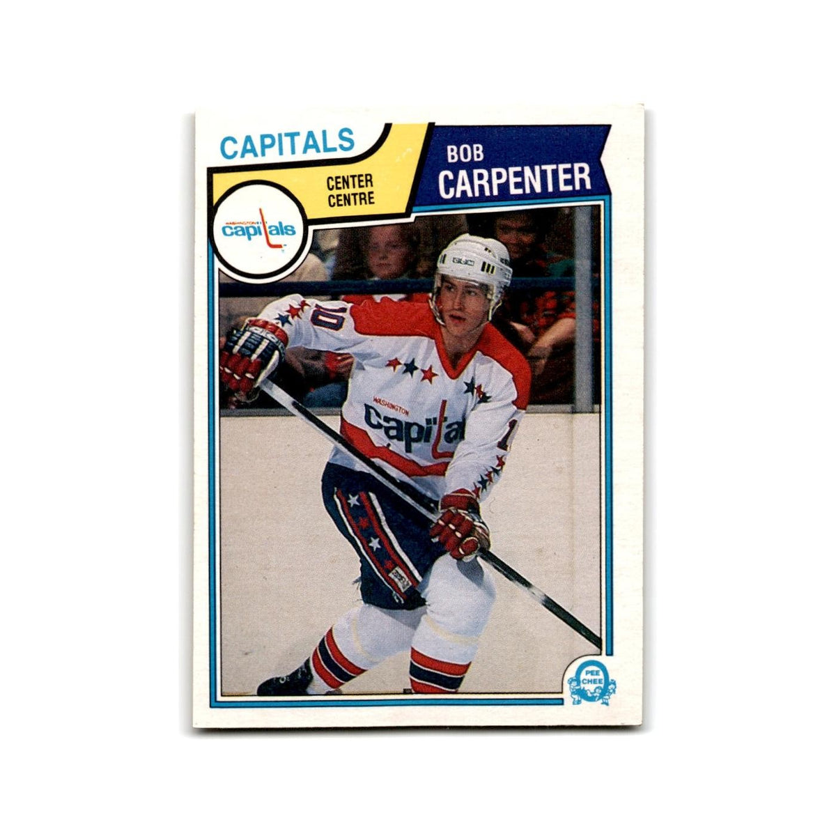 1983 O-Pee-Chee Bob Carpenter Washington Capitals #366