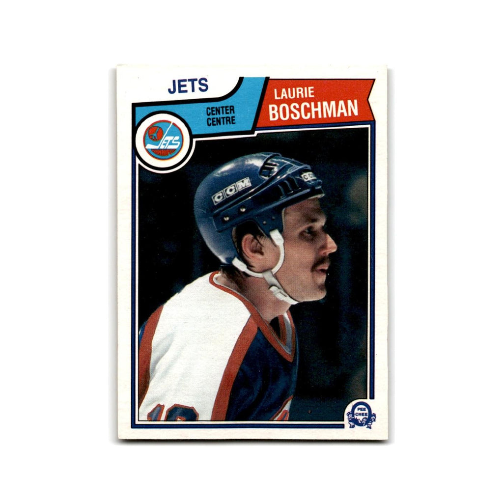 1983 O-Pee-Chee Laurie Boschman Winnipeg Jets #381