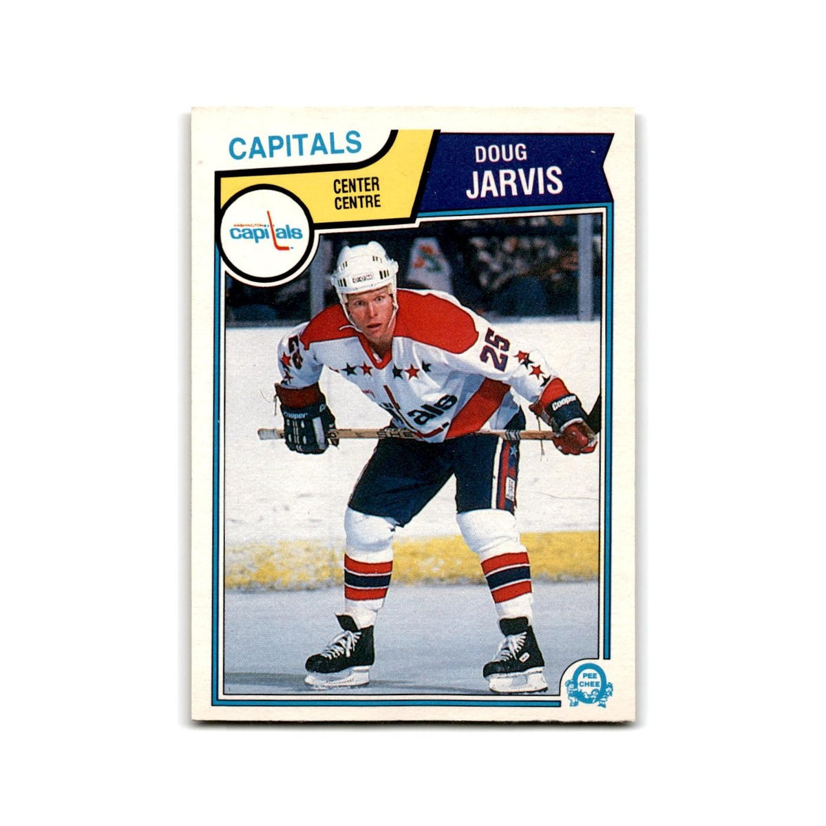 1983 O-Pee-Chee Doug Jarvis Washington Capitals #372