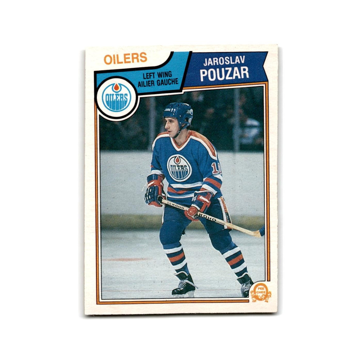 1983 O-Pee-Chee Jaroslav Pouzar RC Edmonton Oilers #41