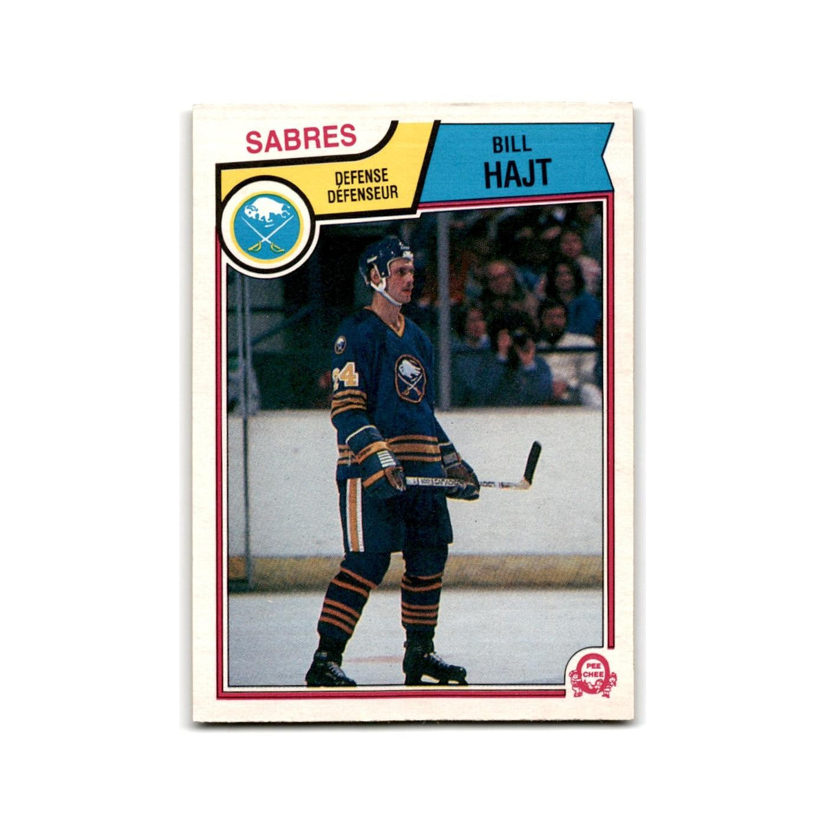 1983 O-Pee-Chee Bill Hajt Buffalo Sabres #64
