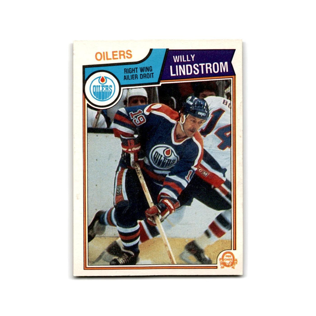 1983 O-Pee-Chee Willy Lindstrom Edmonton Oilers #35