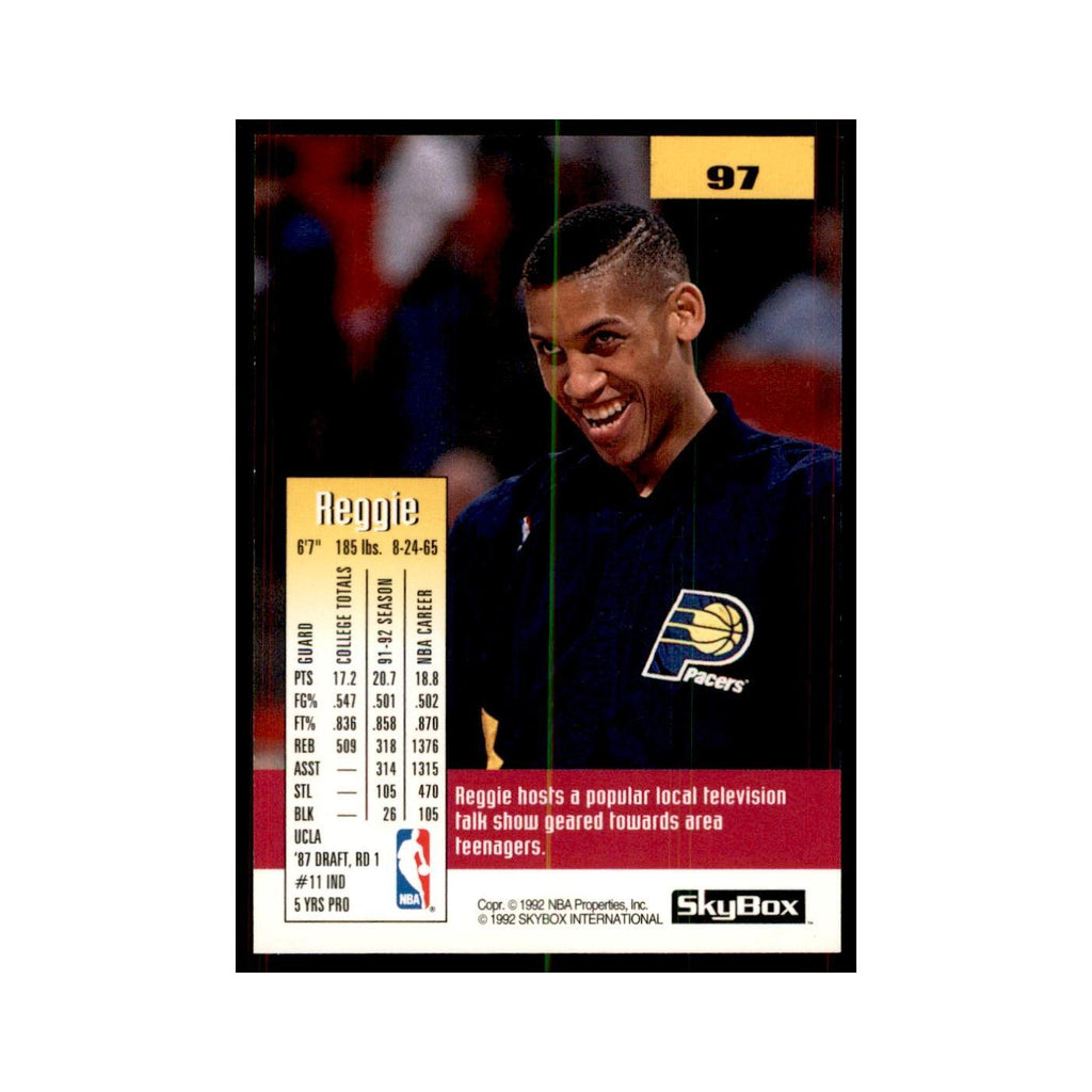 1992 SkyBox Reggie Miller Basketball Cards #97