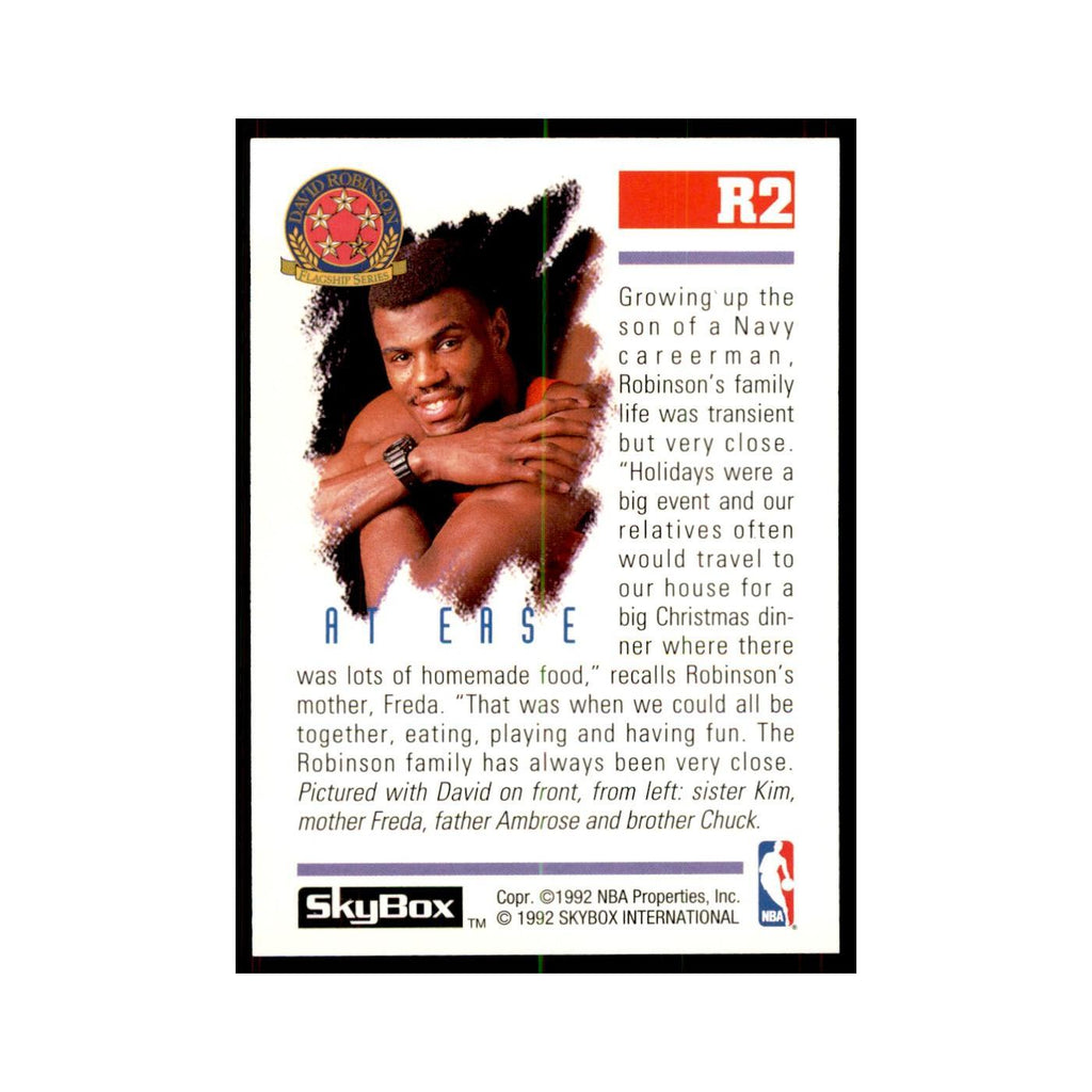 1992 SkyBox David Robinson Basketball Cards #R2
