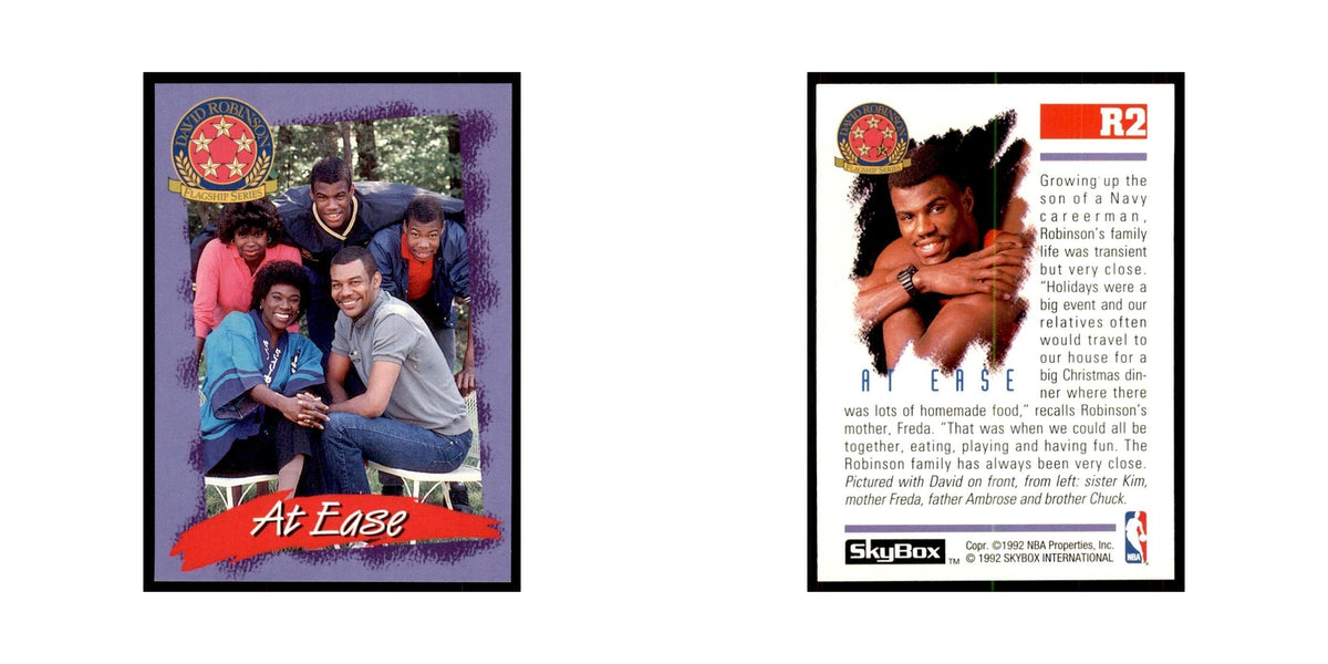 1992 SkyBox David Robinson Basketball Cards #R2