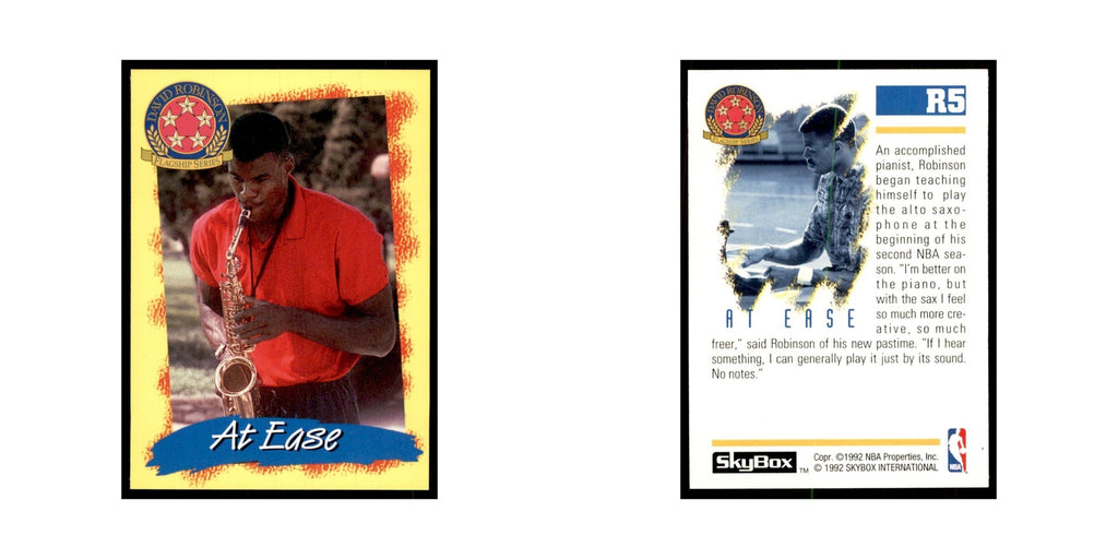 1992 SkyBox David Robinson Basketball Cards #R5