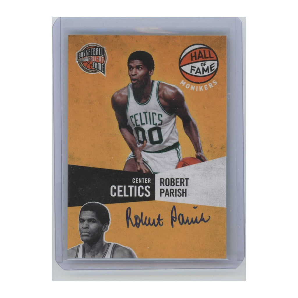 2009 Panini Hall of Fame Monikers Robert Parish Auto 080/149 Celtics #12