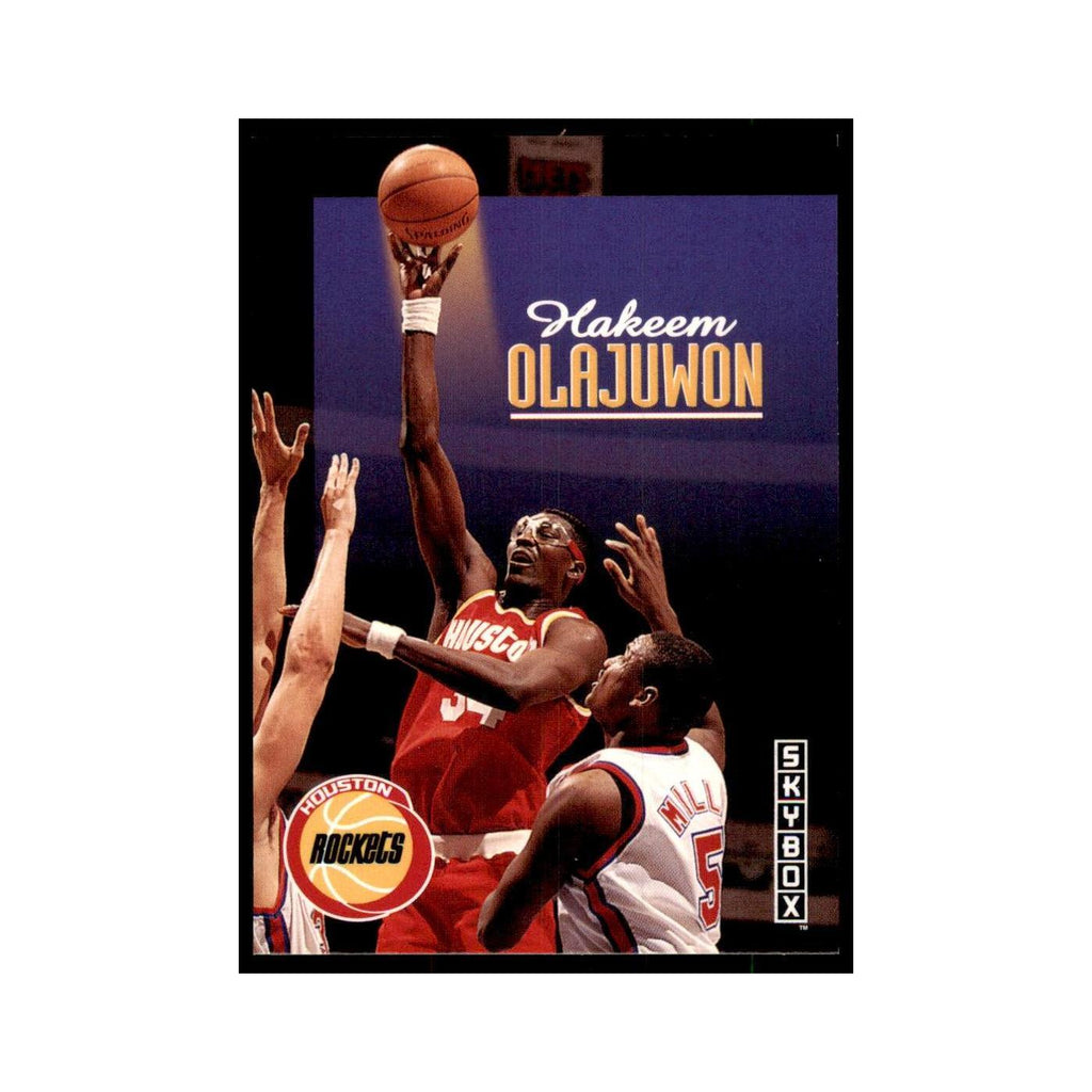 1992 SkyBox Hakeem Olajuwon Basketball Cards #90