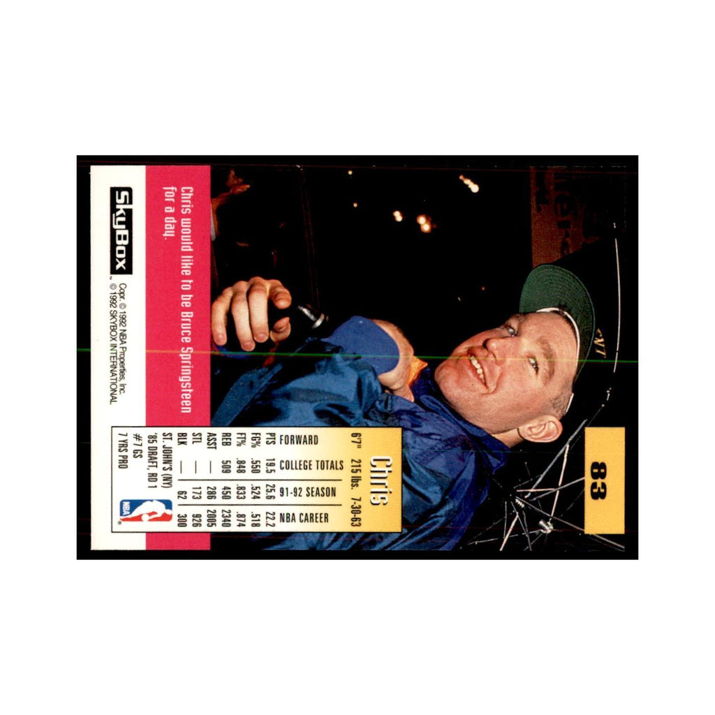 1992 SkyBox Chris Mullin Basketball Cards #83