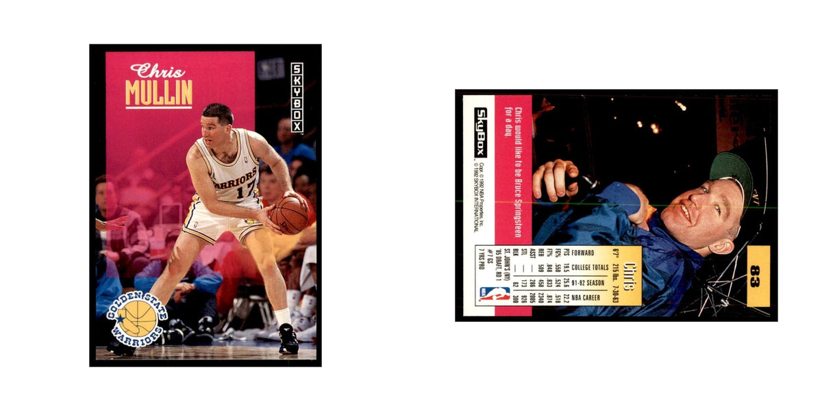 1992 SkyBox Chris Mullin Basketball Cards #83