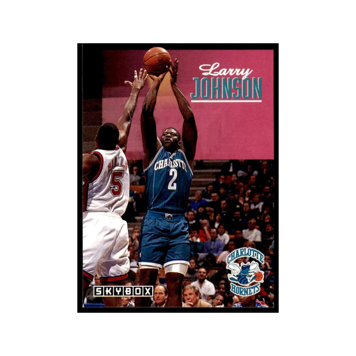 1992 SkyBox Larry Johnson Basketball Cards #25