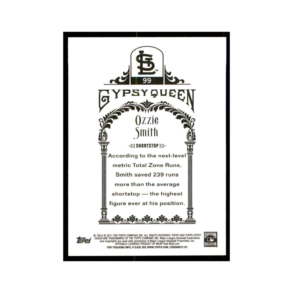 2011 Topps Gypsy Queen Ozzie Smith Baseball Cards #99