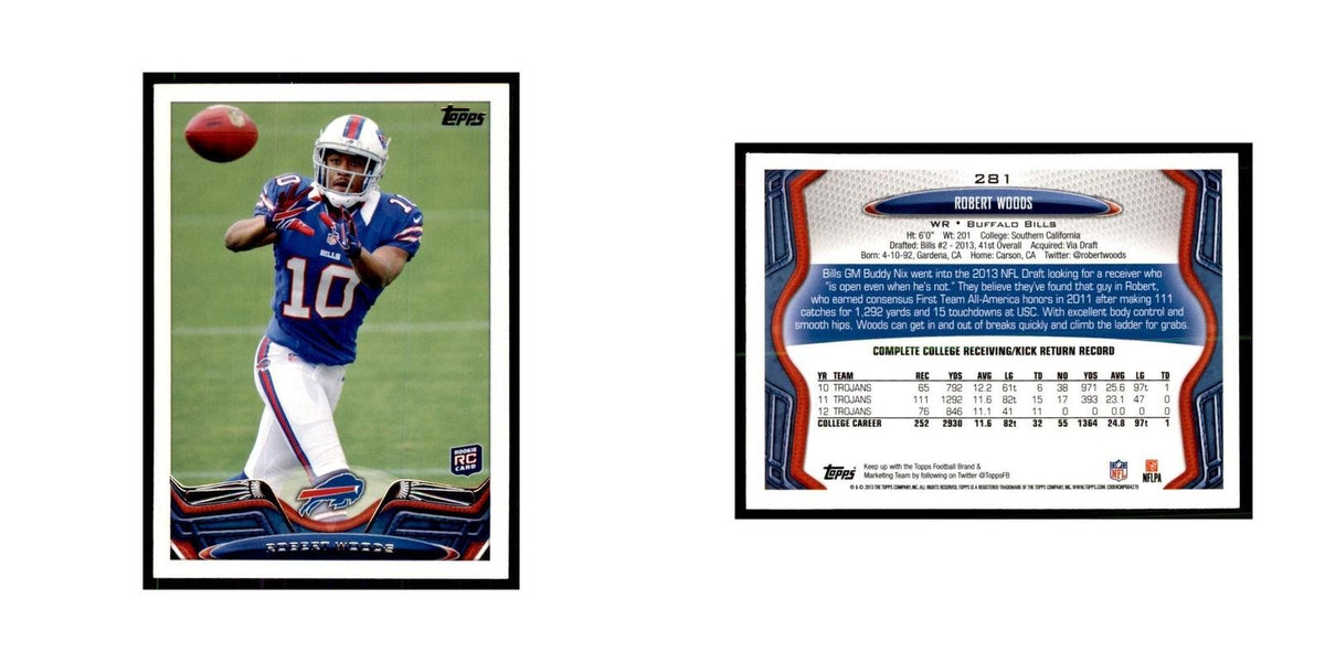 2013 Topps Robert Woods Bills #281