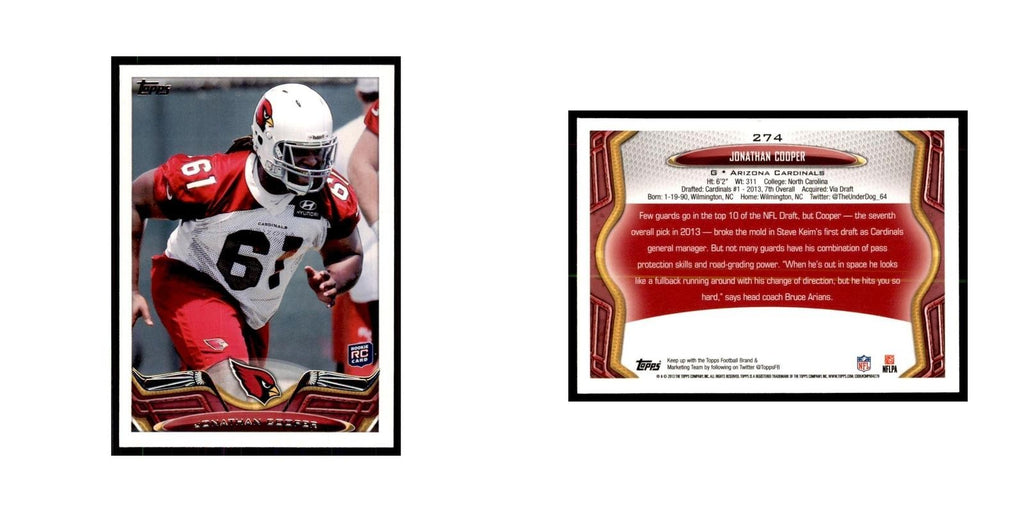 2013 Topps Jonathan Cooper Cardinals #274