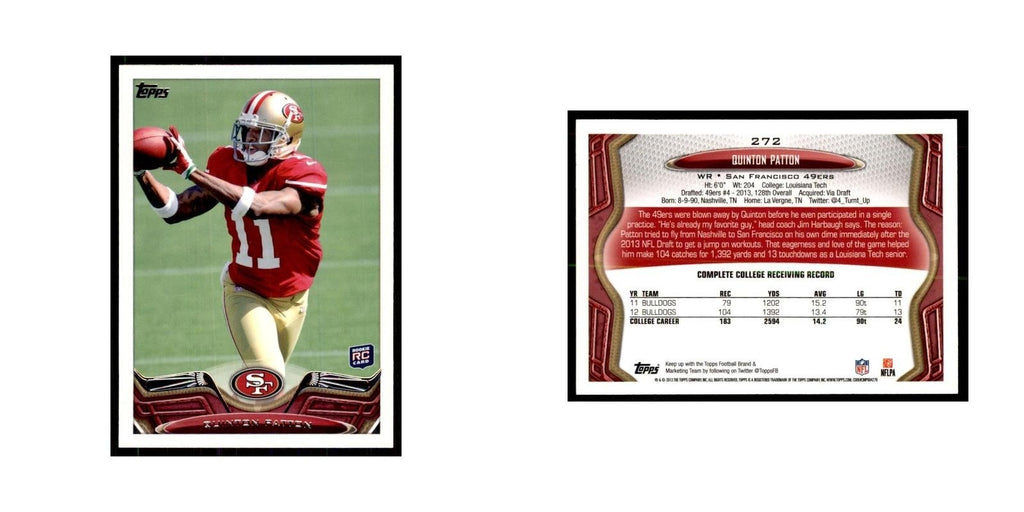 2013 Topps Quinton Patton 49ers #272