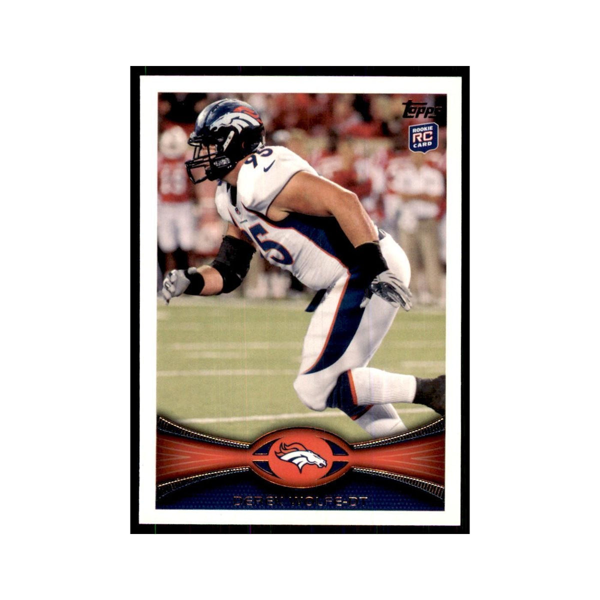 2012 Topps Derek Wolfe Broncos #419