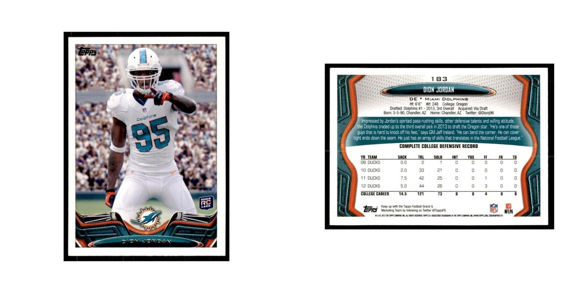 2013 Topps Dion Jordan Dolphins #183