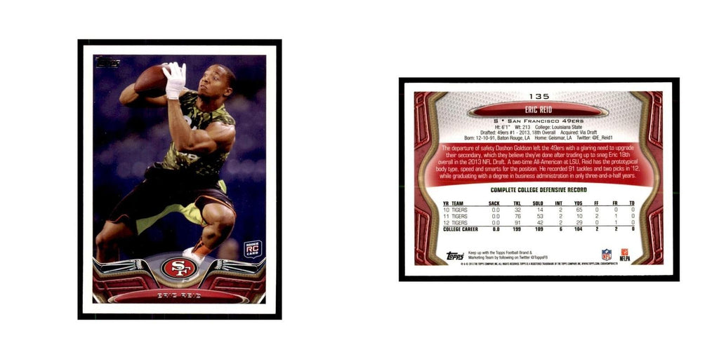 2013 Topps Eric Reid 49ers #135