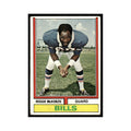 1974 Topps Football Card (Damaged) Reggie McKenzie RC Bills #314.0