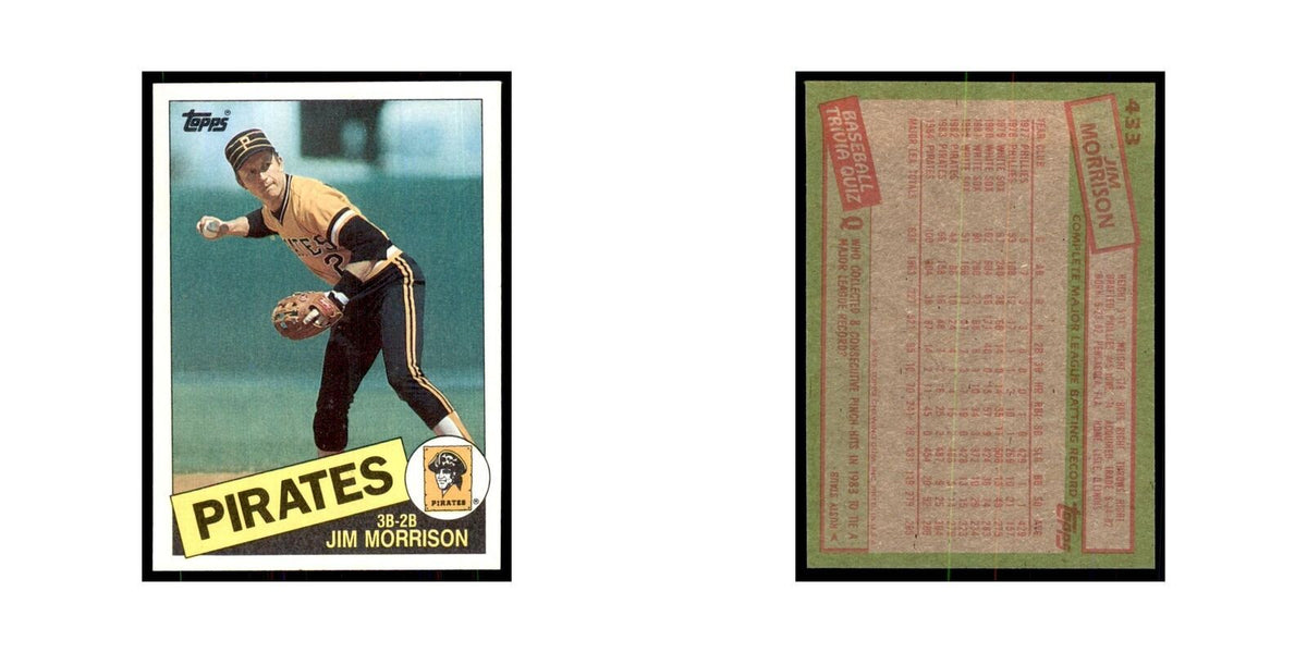 1985 Topps Jim Morrison Pirates #433