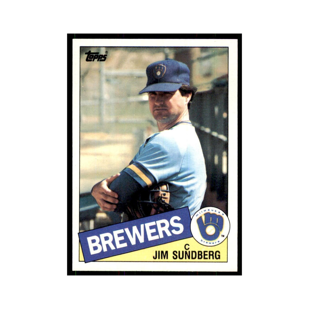 1985 Topps Jim Sundberg Brewers #446