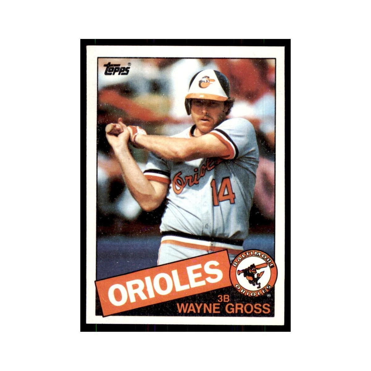 1985 Topps Wayne Gross Orioles #416