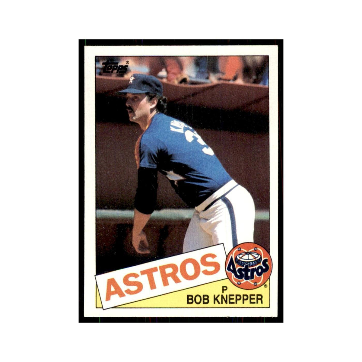 1985 Topps Bob Knepper Astros #455