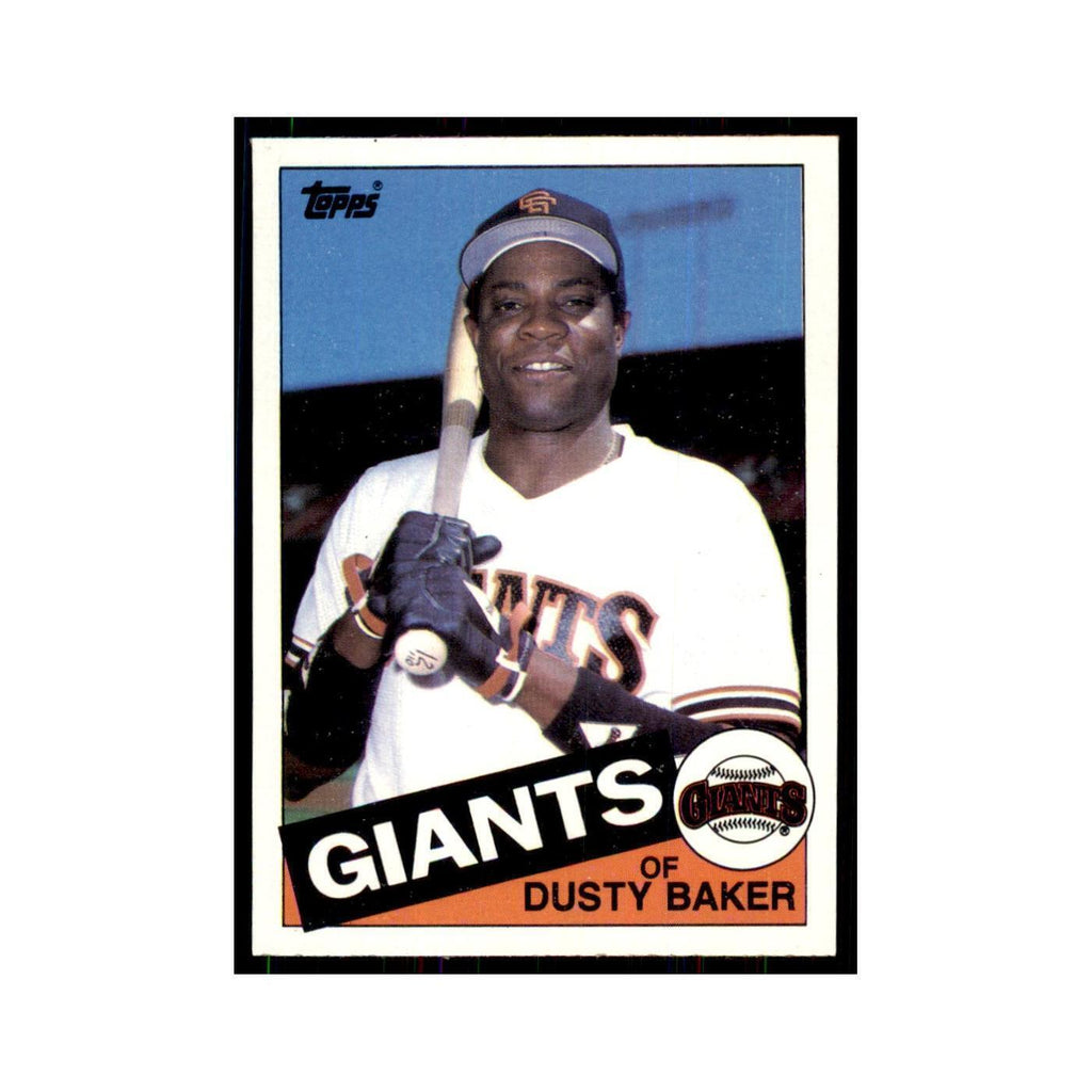 1985 Topps Dusty Baker Giants #165