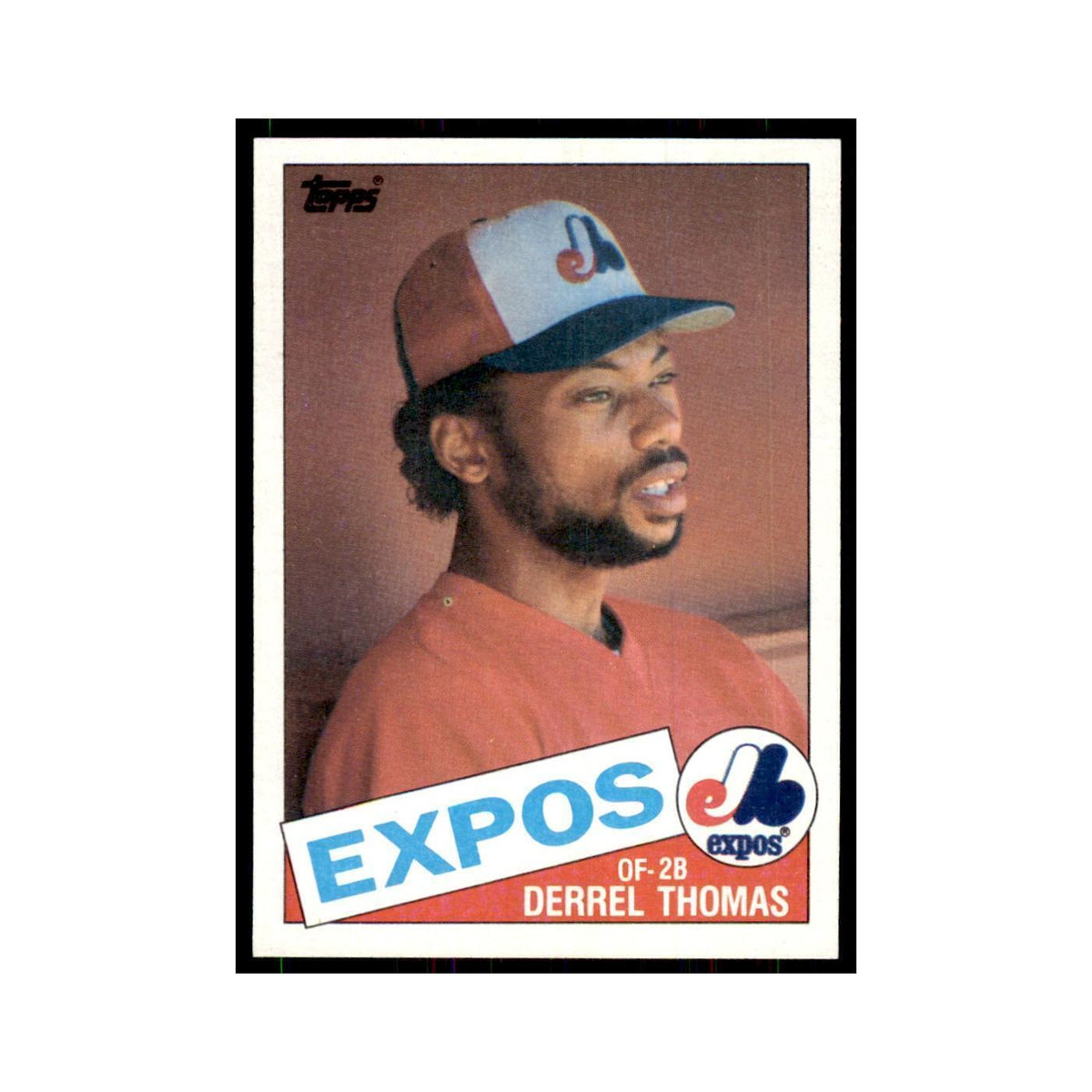 1985 Topps Derrel Thomas Montreal Expos #448