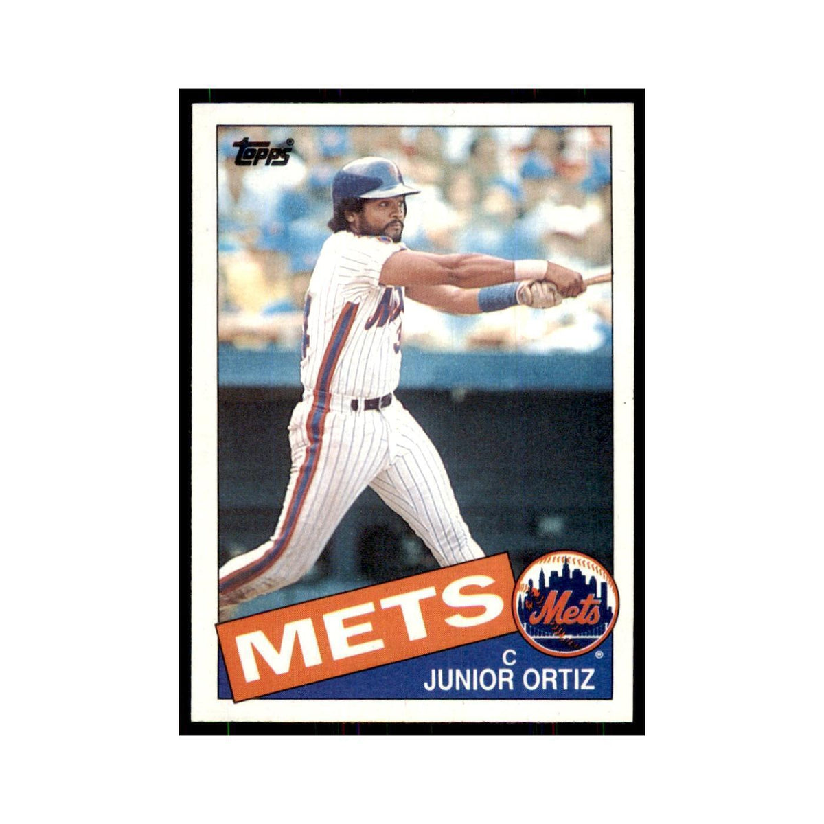 1985 Topps Junior Ortiz Mets #439