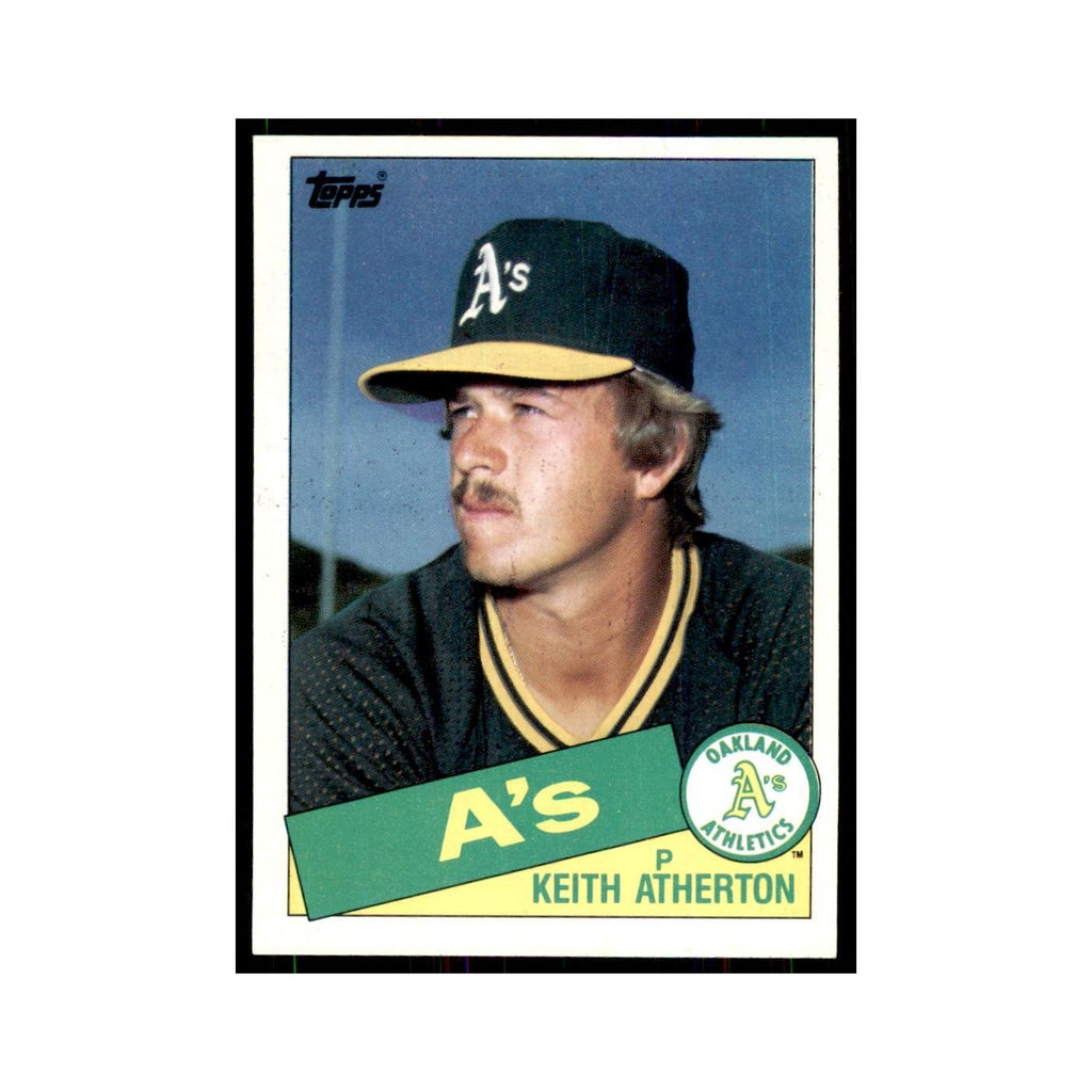 1985 Topps Keith Atherton Athletics #166