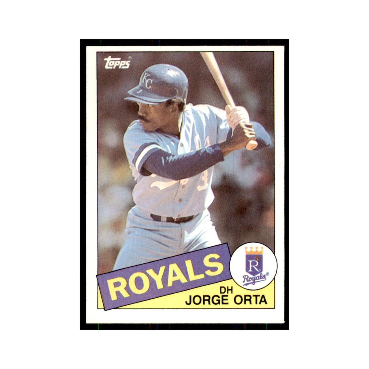 1985 Topps Jorge Orta Royals #164